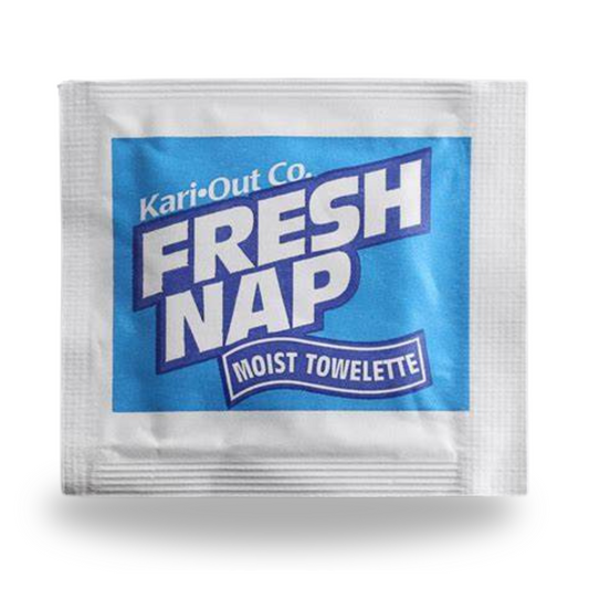 Moist Wet Wipe Wet Nap Towelette/Xtra Large 8 X 10 / Lemon Scent / 50 Count Pack