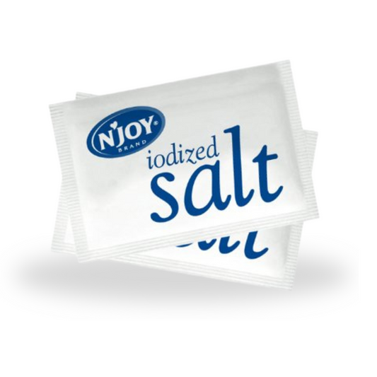 N'Joy Salt | 0.5g Packets, 1000 Count | Single Serve Portion | Bulk Size