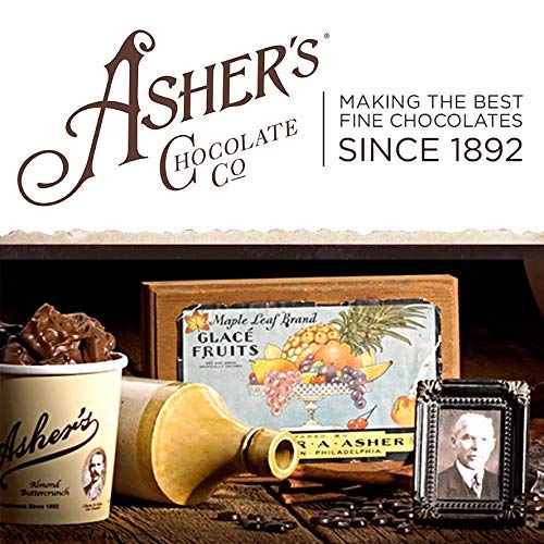Asher's Chocolates, Chocolate Covered Pretzels, Gourmet Sweet and Salty Candy, Small Batches of Kosher Chocolate, Family Owned Since 1892 (6.5oz, Milk Chocolate)