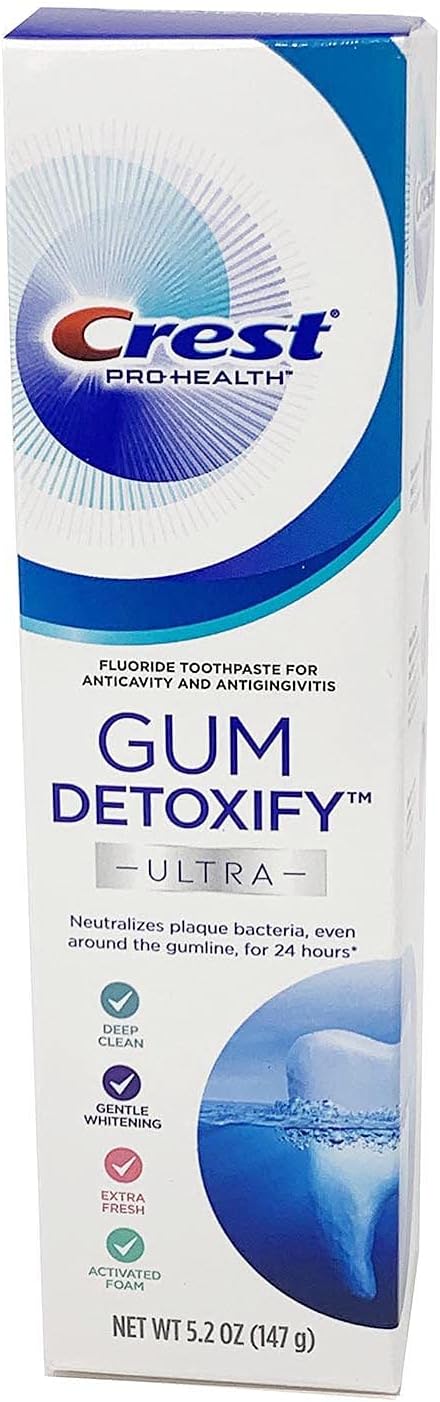 Crest Ultra Pro Health Gum Detoxify Tooth Paste (2-Pack)
