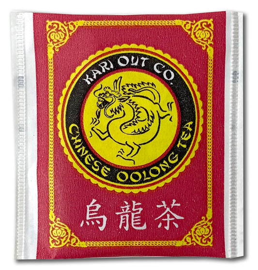 Crait Kari Out Chinese Restaurant Tea Individually Wrapped Oolong Tea Bags, Chinese Tea Bags, Pack of 45