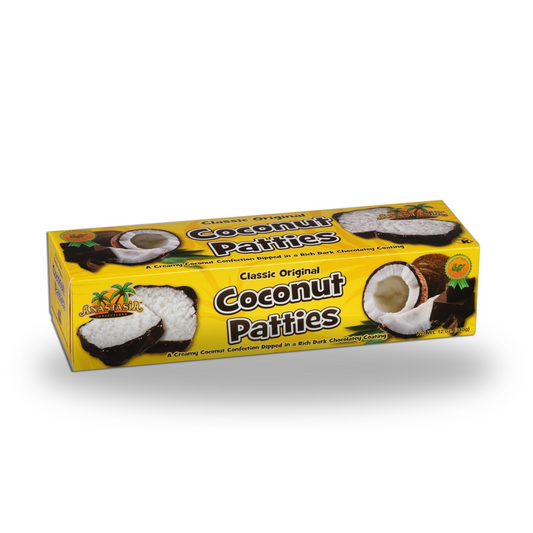 Anastasia Confections Coconut Patties, Original, 12-Ounce (Pack of 4)