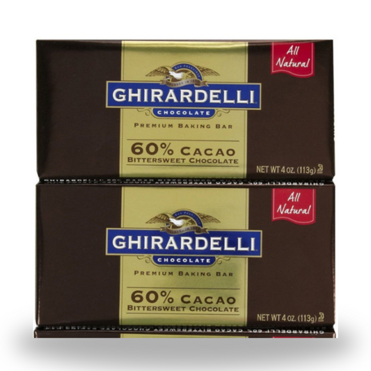 Ghirardelli Bitter Sweet Baking Bar, 60% Cacao, 4 oz, 3 pk