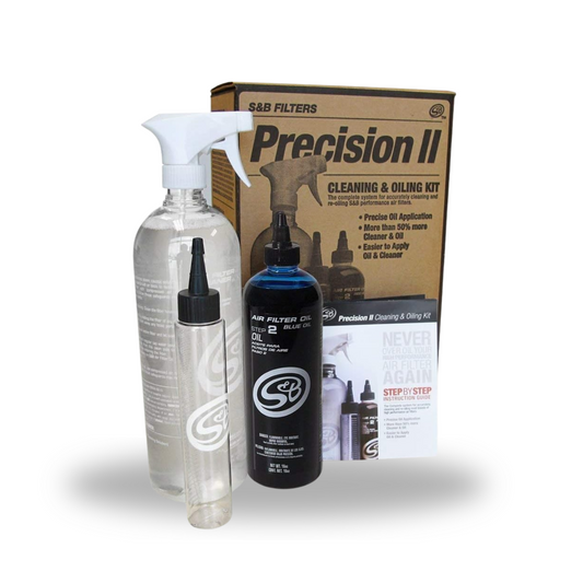 S&B Filters 88-0009 Precision II Cleaning & Oil Kit (Blue Oil)